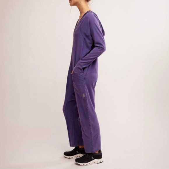 FP Movement by Free People Relaxed Purple Jumpsuit - Picture 3 of 4